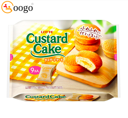 LOTTE Custard cake 243g (9 Pack)